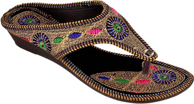 Rangmor Women Black Flats