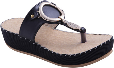 

Adorn Women Black Wedges
