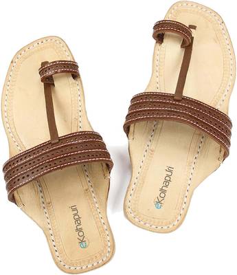 eKolhapuri Men Yellow Sandals