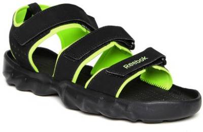 Reebok Men BLACK/GREEN Sports Sandals