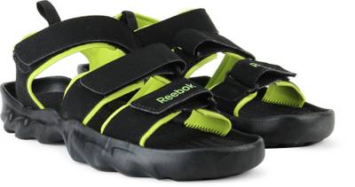 Reebok Men BLACK/GREEN Sports Sandals