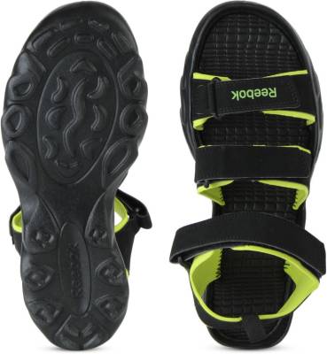 Reebok Men BLACK/GREEN Sports Sandals