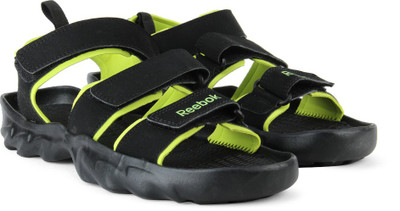

REEBOK Men BLACK/GREEN Sports Sandals