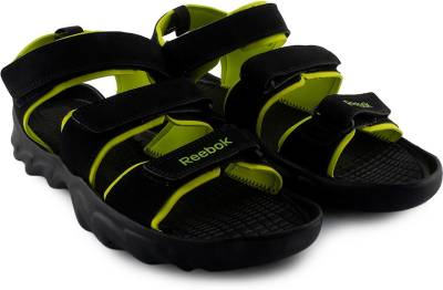 Reebok Men BLACK/GREEN Sports Sandals