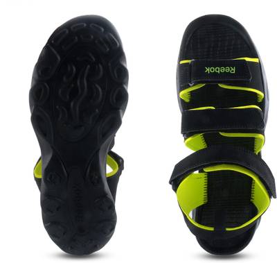 Reebok Men BLACK/GREEN Sports Sandals
