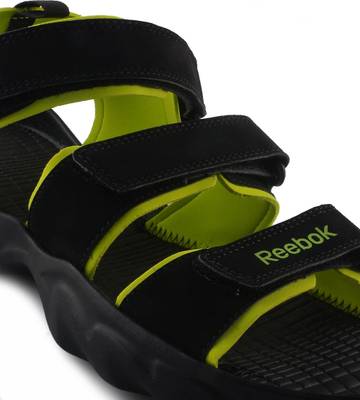 Reebok Men BLACK/GREEN Sports Sandals