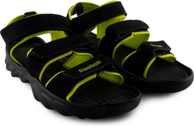 

REEBOK Men BLACK/GREEN Sports Sandals