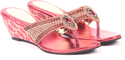 

Adorn Women Red Wedges