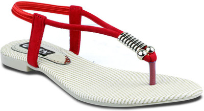 

TEN Women Red Flats