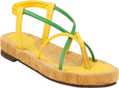 

Zachho Women Yellow Flats