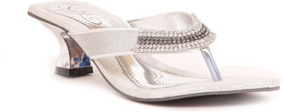 

Sindhi Footwear Women Silver Heels