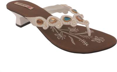 Indulgence Women White Heels