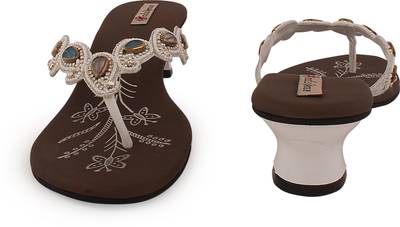 Indulgence Women White Heels