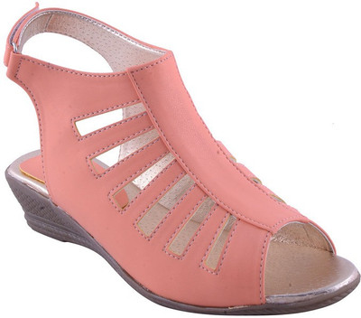 

Adorn Women Orange Wedges
