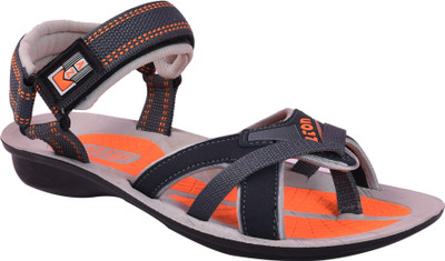 

Aztec Men Orange, Grey Sandals