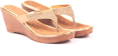 

Adorn Women Beige Wedges