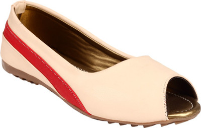 Jade Women Beige Flats