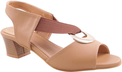 

Adorn Women Beige Heels