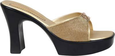 Lily Women Gold Heels