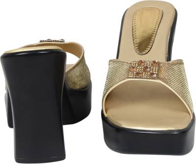 Lily Women Gold Heels
