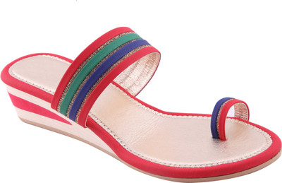 

Adorn Women Red Wedges