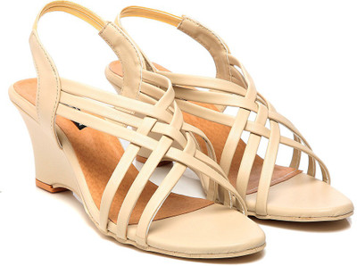 TEN Women Beige Heels