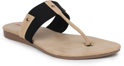 Star Style Women Black Flats