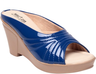 

MSC Women Blue Wedges