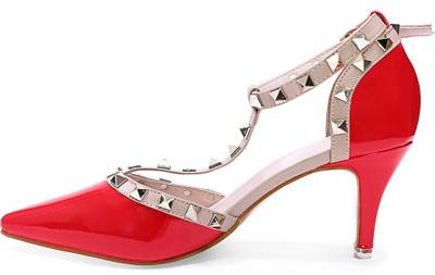 Koobelliss Women Red Heels