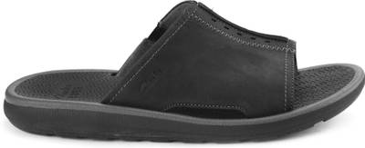 Clarks Men Black Nubuck Sandals