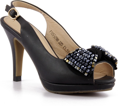 

Willywinkies Women Black Heels