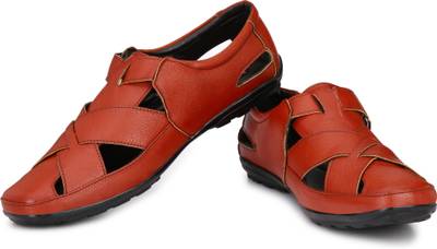 HNT Men Tan Sandals