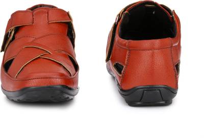HNT Men Tan Sandals