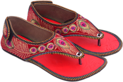 Myra Women Red Flats