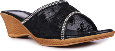 

DJH Women Black Wedges