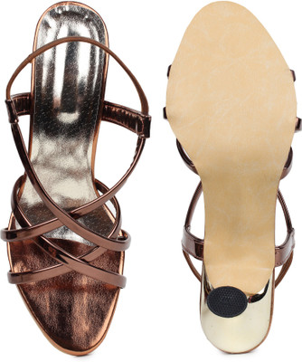 

London Steps Women Copper Heels
