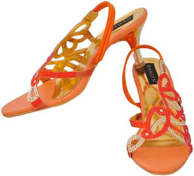 Hamlyn Women Orange Heels