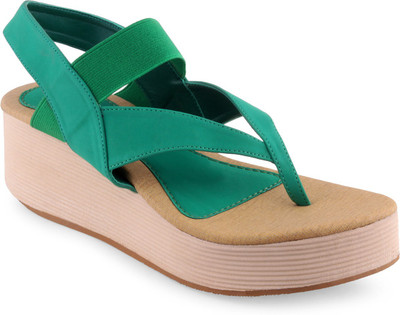 

Shuz Touch Women GREEN Wedges