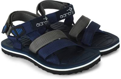 Adreno Men Navy Blue Sandals