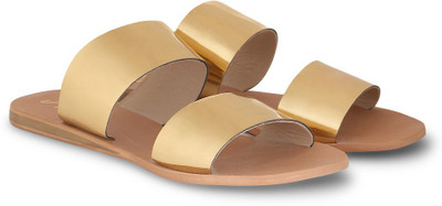 

Miss CL By Carlton London Women Gold Flats