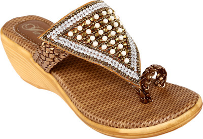 Jade Women Copper Wedges