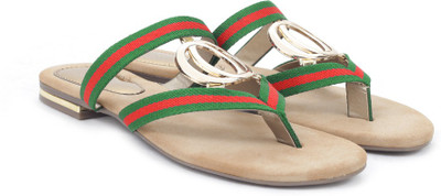 Catwalk Women GREEN Flats