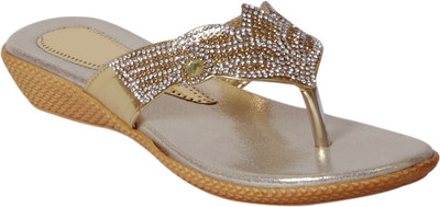 

Footshez Women Gold Flats