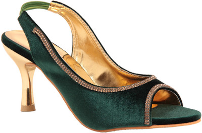 

Adorn Women Green Heels