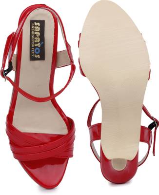 Sapatos Women ST-155-Red Heels