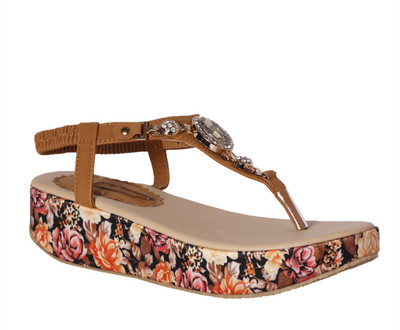

Pantof Girls Wedges, Tan