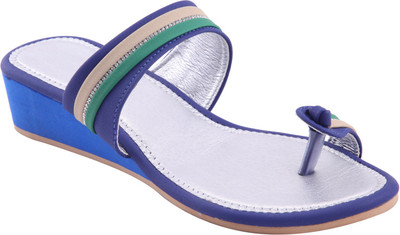 

Adorn Women Blue Wedges