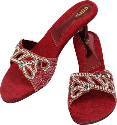 Glitz Women Beige Heels