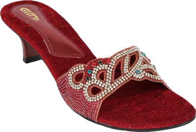 Glitz Women Beige Heels