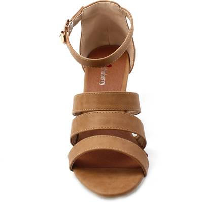 Shuberry Women Tan Heels